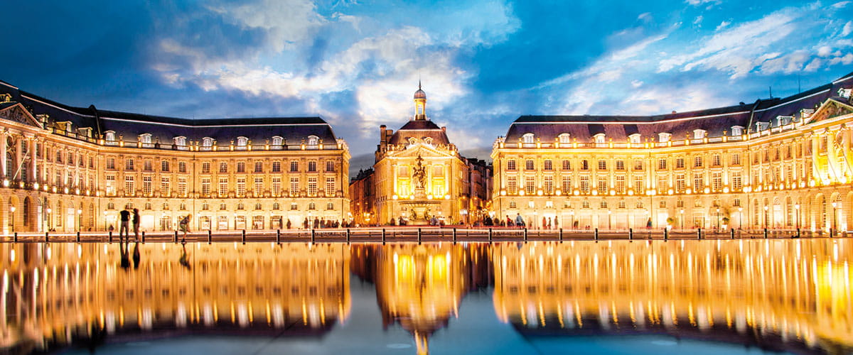 Place de la Bourse in Bordeaux, France